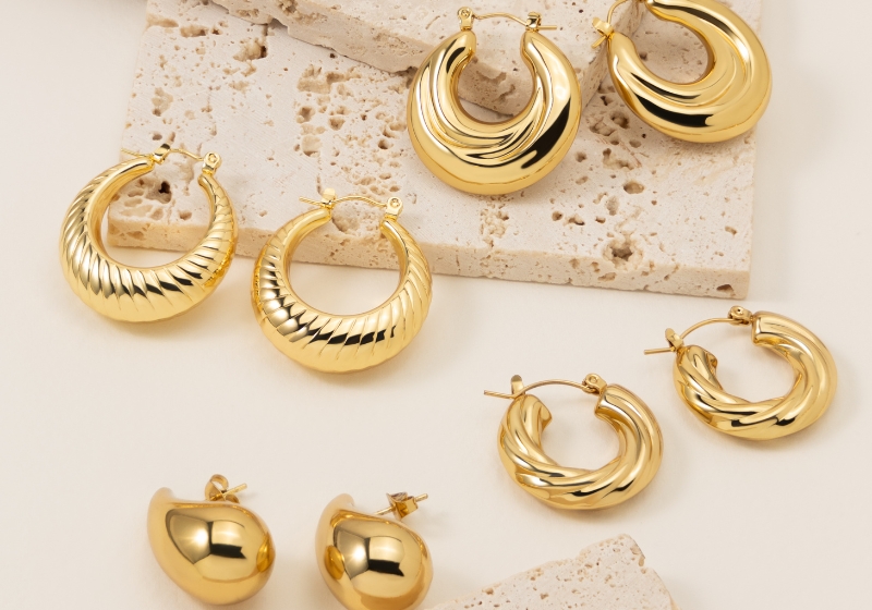 Guide To Choosing Quality Chunky Gold Earrings