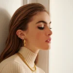 How To Wear Everyday Chunky Gold Earrings